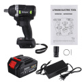 288VF Brushless Cordless Electric Impact Wrench 1/2 inch Power Tools with 19800mAh Li-ion Battery Sleeve for Makita Battery