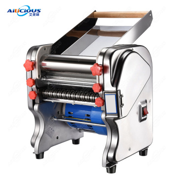 FKM240 Electric Dough Roller Stainless Steel Dough Sheeter Commercial Pasta Maker Machine 220V Roller and Blade Changeable