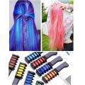 9 Colors Disposable Temporary Dye Stick Mini Hair Dye Comb Party Cosplay Salon Hair Coloring Beauty Hair Styling Tool TSLM1