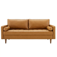 Mid-Century Modern Kubus Leather One Seater Sofa Sets