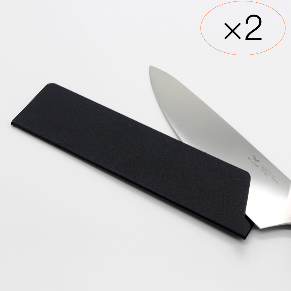2pcs Kitchen Knive Case Chef Knife Edge Guard 8inch (220cm) Quality PP Cover with Flannel Half-Open