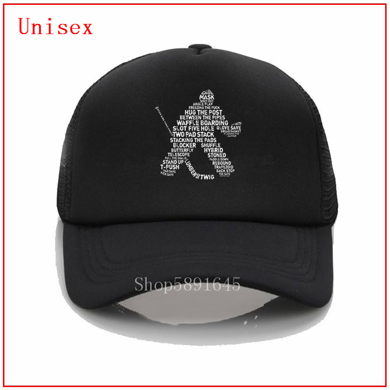 Hockey Goalie Typography hats for women mens hats and caps fashion caps for men Snapback High Quality New Design Custom Print