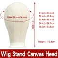 Qoxi mannequin heads for wig with stands tripod wig display canvas block head dolls dummy maniquin cabeza with head and pins