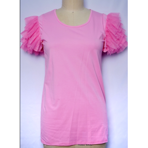 Cotton jersey women knitted tops