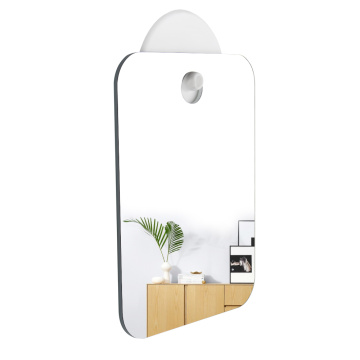 Bathroom Mirrors Anti Fog Shower Mirror Fogless Wall Hanging Makeup Mirror Without Hook Easy to Clean Drop Shipping espejo baño
