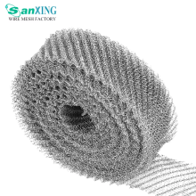 Knitted Mesh Fabric for Filtration and Cleaning gas-liquid wire mesh filter