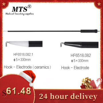 MTS Reusable Laparoscopic Surgical Instruments Monopolar L-type Hook-Electrode medical teaching Surgery Electric Hook