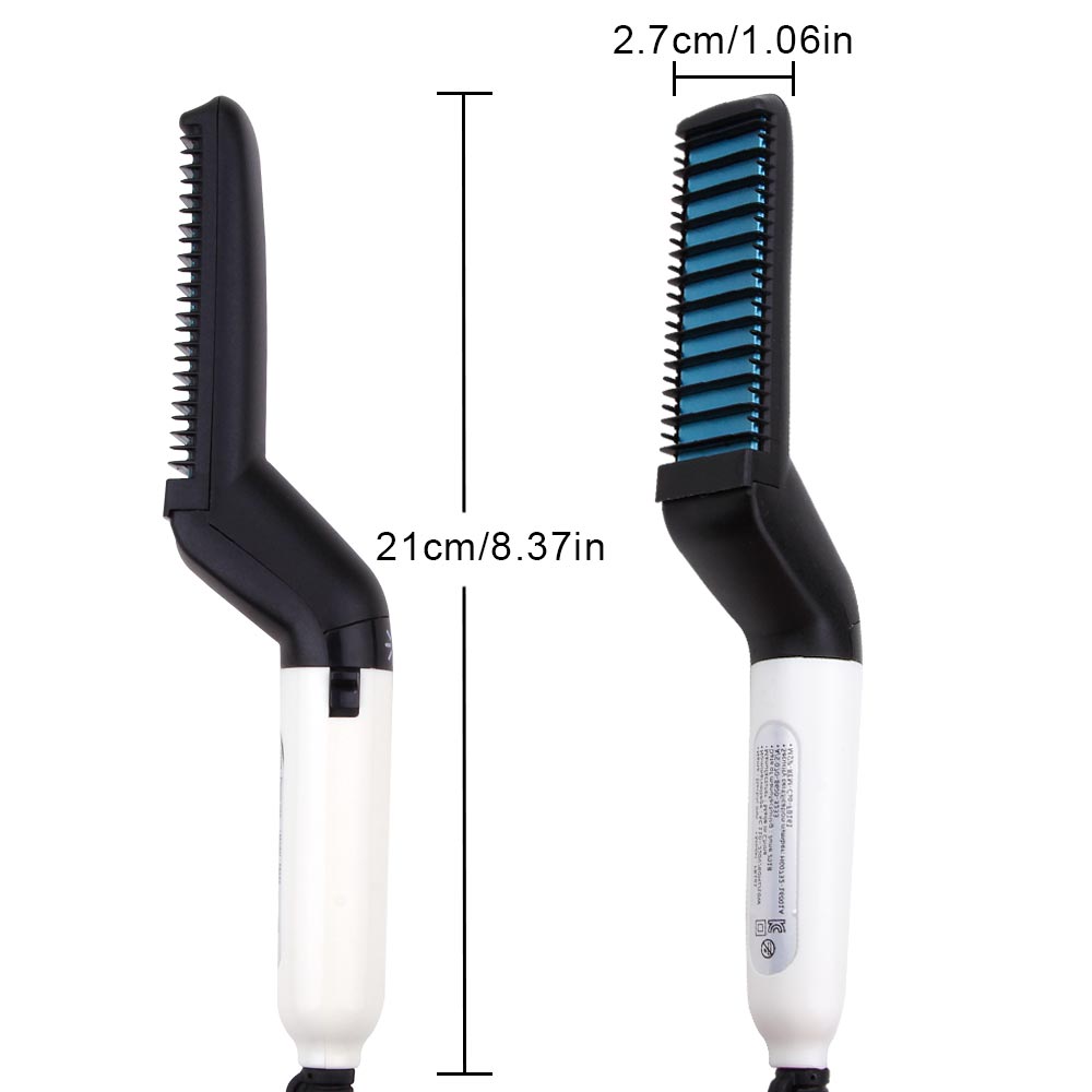 Multifunctional Hair Comb Brush Beard Straightener Hair Electric Beard Stencil Straightening Comb Man Hair Brush Heated Combs