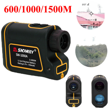 SNDWAY Telescope Laser Rangefinder 600-1000m Laser Distance Meter Outdoor Sports Golf Hunting Climbing Distance Measuring Tool