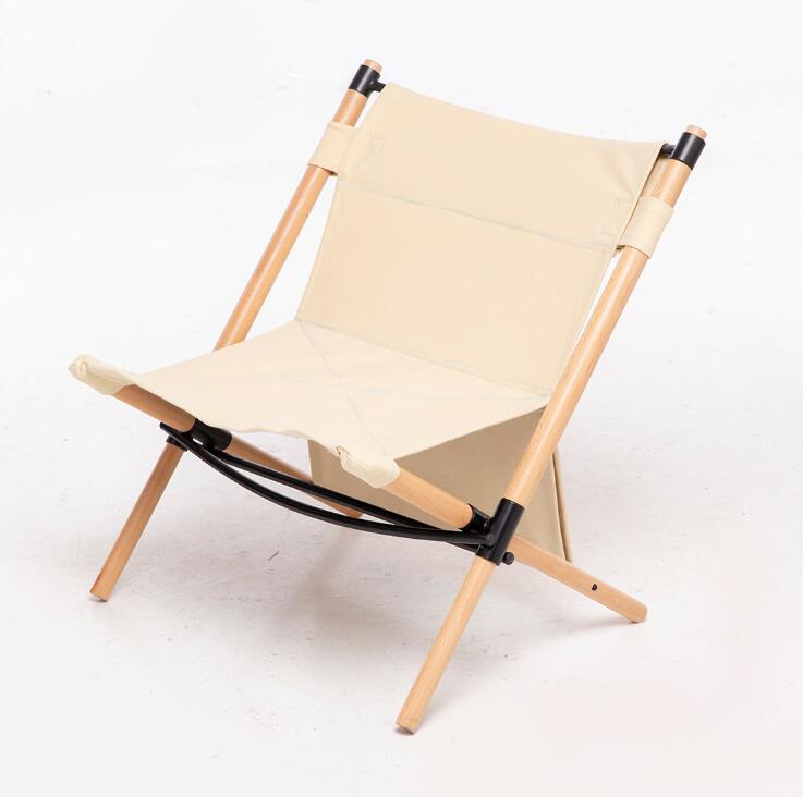 Wooden Foldable Chair Outdoor Portable Ultralight Camping Fishing Picnic Backpack Chair Comfortable Wood Beach Chairs