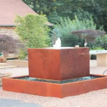 Tapered Cylinder Corten Steel Conical Planters