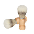 Synthetic (nylon) Hair Men's Shaving Brush Wooden Handle Beard Brush Shaving Foam Brush Face Shaving Soft Hair Brush