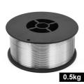HITBOX Stainless Steel Wire Aluminum Flux Cored Wire Mig Wire Solid Wire 0.8mm Gas Welding Wire 1 Roll 0.5/1.0KG