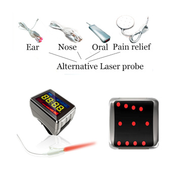 Low Level Cold Laser Acupuncture Equipment For Cardiovascular Disease Coronary Heart Disease Physical Therapy Laser Watch
