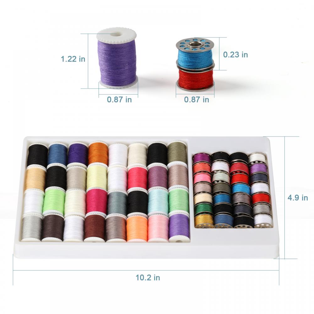 Sewing Thread Spools Kit with Handcraft Needle