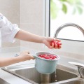 Long Handle Bathing Shampoo Cups Kitchen Tool Wash Vegetables Water Spoon Plastic Sprinklers Bathing Spoon Water Scoops