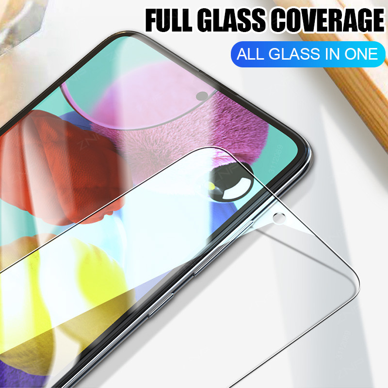 3Pcs Full Cover Tempered Glass For Samsung Galaxy A50 A70 A51 A71 A30 A20 A10 Screen Protector For Samsung M30s A50s A20E Glass