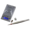 1pcs High Precision 10/50G 0.001g LCD Digital Jewelry Scale Lab Gold Herb Balance Blue Backlight Weight Gram Worldwide Store Hot