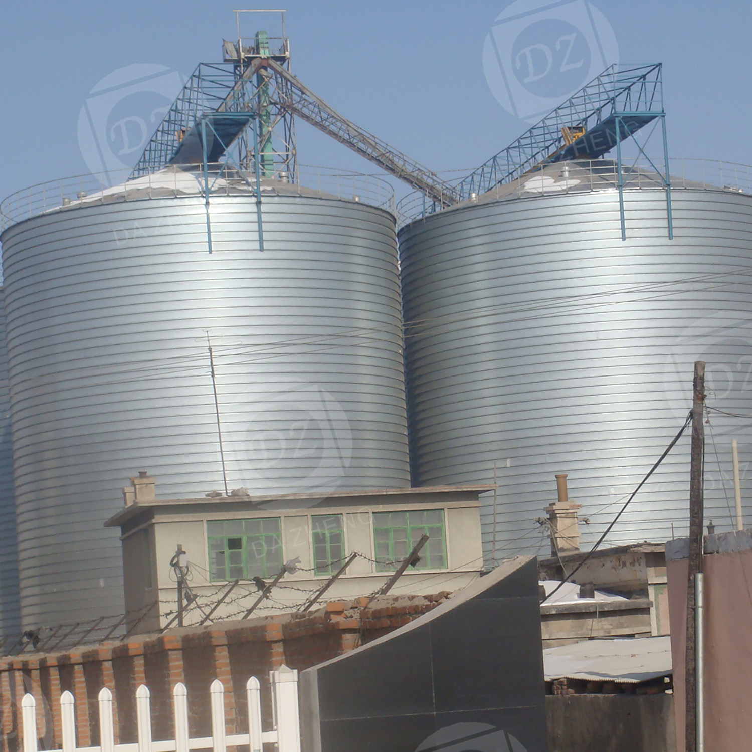 Petrochemical raw material steel plate silo