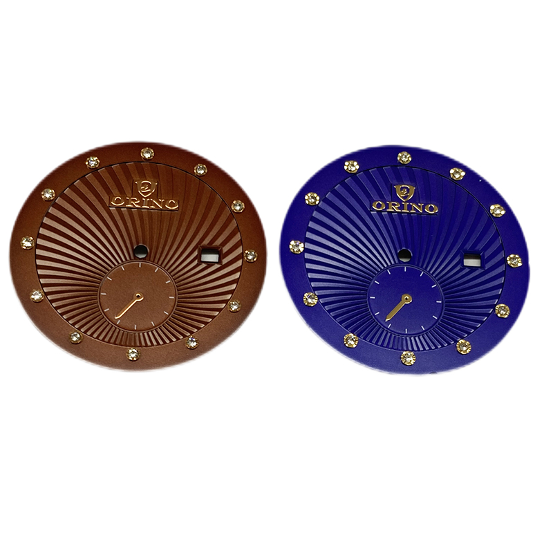 diamonds as hour markers watch dial
