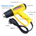 New 2000W 220V EU Plug Industrial Electric Hot Air Gun Thermoregulator LCD Heat Guns Shrink Wrapping Thermal Heater Nozzle