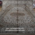 12'x18' Handwoven Pure Silk Iranian Carpet