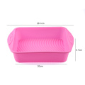 Pink Square Silicone Cake Bread Molds Oven Pans Baking Dish Bakeware Confectionery Form For Kitchen Baking Tools