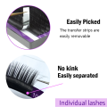 NAGARAKU Individual Eyelash Extension Super Soft Natural Lashes Makeup High Quality 16 Lines Professional Eyelash Extension