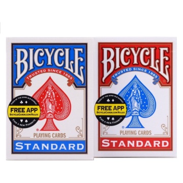 2pcs/Set Bicycle Rider Back Standard Index Playing Cards Red&Blue Deck 808 Sealed USPCC Poker Card Games Magic Tricks Props