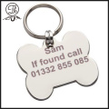 Personalized Bone shape metal key chain