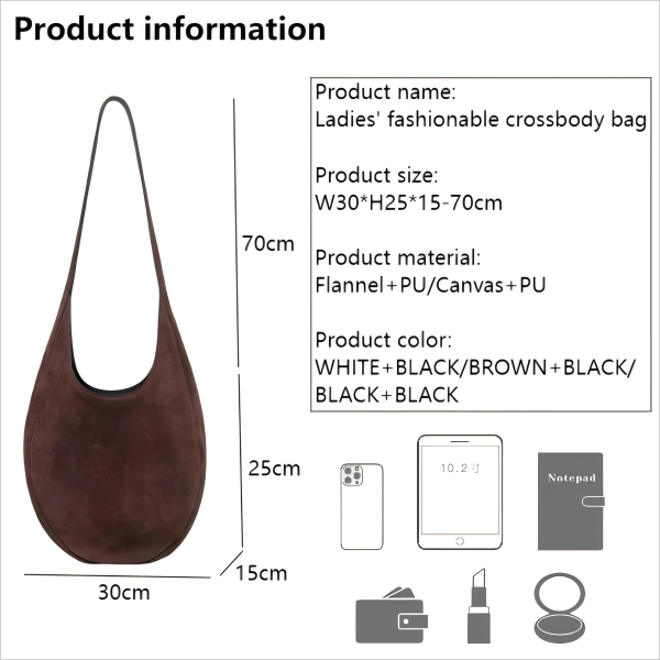 Compact and stylish women's crossbody bag