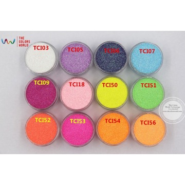 TCT-016 Iridescent Pearlescent colors 0.2MM Size Glitter bright decoration for Nail design nail art nail gel and Manual DIY