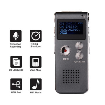 Upgrade Digital Voice Recorder for Lecture Sound Recording Device Set DNR Micro Audio Recorders Pen 8GB MP3 Player with Playback