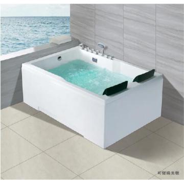 1800mm Whirlpool Bathtub Acrylic Hydromassage Surfing Colourful LED Light Tub NS3103