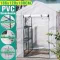 Portable Greenhouse With Shelf Cover PVC Material Plants Flower House Outdoor Tent House Waterproof Cold resistant 186x120x190cm