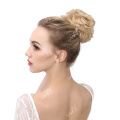 Curly Elastic Hair Chignon Extension Hairpiece Messy Bun Synthetic Clip-in Drawstring Afro Postiche Updo Wedding Q7