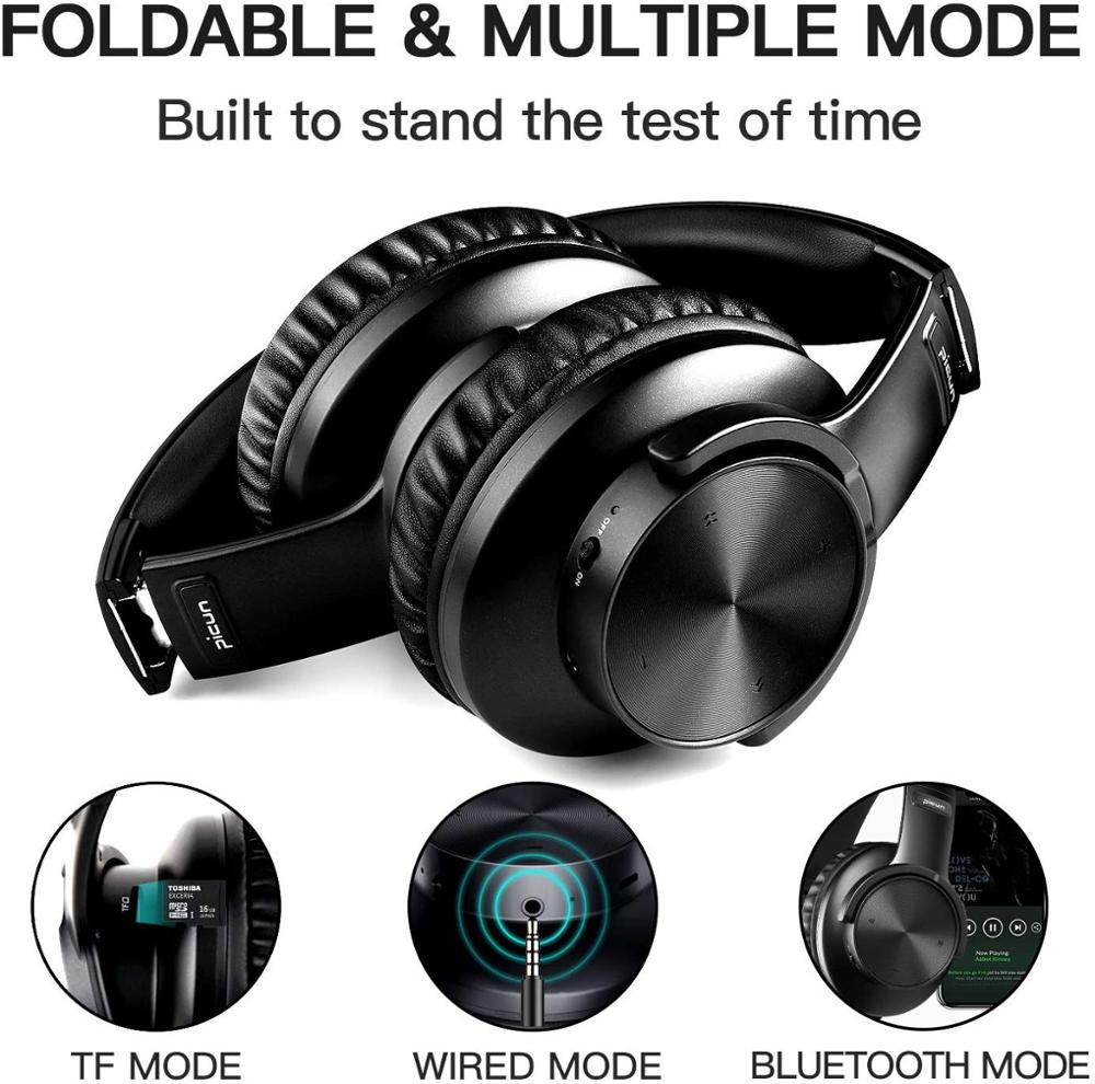 B8 Bluetooth 5.0 Headphones 40H Play time Touch Control Wireless Headphone with Mic Over Ear Earphone TF Headset for phone PC