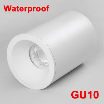 30pcs/Lot Surface Mount GU10 Downlight Outdoor Waterproof Bathroom Ceiling Lamp Exterior IP65 LED Spot Light Fixture Matt White