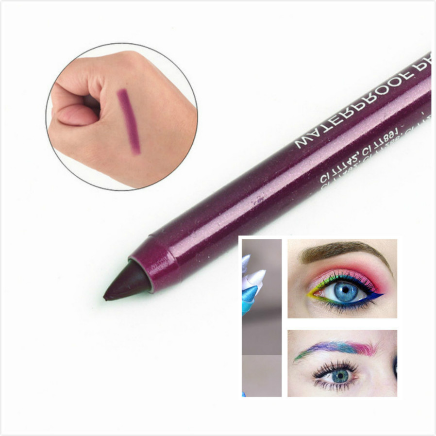 1Pcs SELL Charming Women Longlasting Waterproof Eye Liner Pencil Pigment Deep Green Color Eyeliner Cosmetic Makeup Beauty Tools