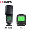 Triopo TR-950 II Flash Light Speedlite + G1 2.4G Wireless Flash Trigger For Nikon Canon 650D 550D 450D 1100D 60D 7D 5D Camera