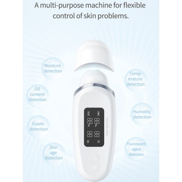 Real Bubee Digital Facial Skin Analyzer Moisture Oil Detection Monitor with Anti Aging Machine Portable Skin Care Face Lift Tool