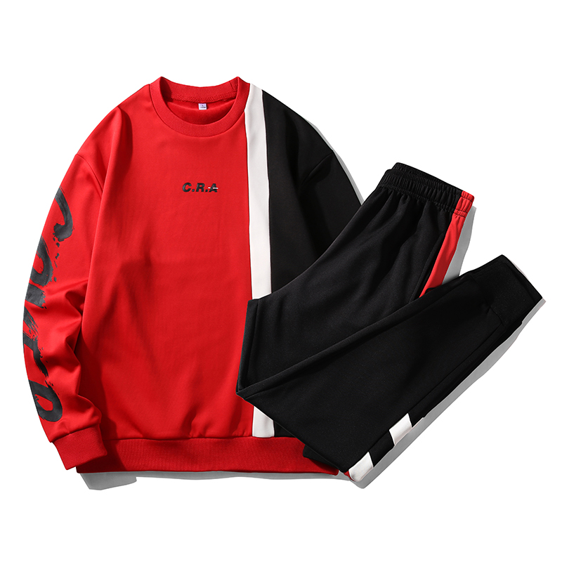 Plus Size Men's Sporting Suit Male Tracksuit Men Spring Autumn Casual Sportswear 2PC Sweatshirt+Pants Clothing Sets Jogging Sets