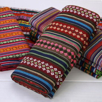 Sofa Cover Ethnic Fabric DIY Bag Curtain Poly Cotton Textile For Patchwork Materials Cloth Tissue