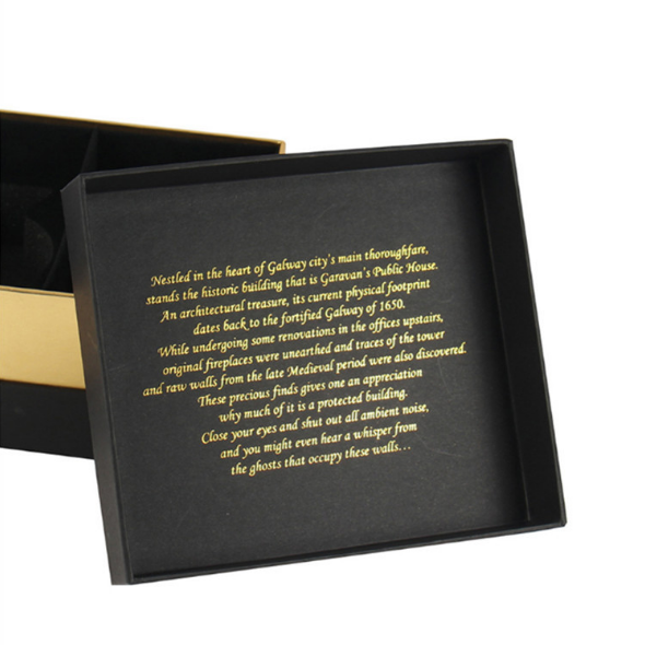 Black Card Gift Box