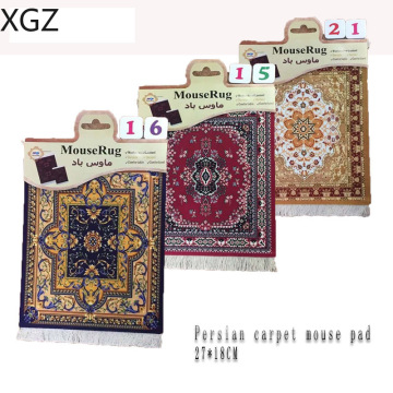 XGZ Hot Sale 270X180MM Color Persian Carpet Mouse Pad Tea Cup Mat Table Family Decoration 11 Styles