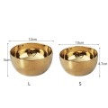 304 Stainless Steel Bowls Rose Golden Silver color Double Layer Insulated Rice Noodle Ramen Food Container Kitchen Products 1PC