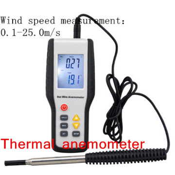 High Sensitivity Digital Portable Wind Speed Meter HT-9829 Heat-Sensitive Thermal Anemometer Anemometro Measuring Instrument