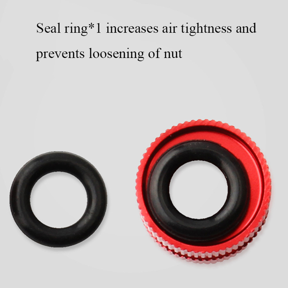 Bike Vacuum Tire Law Mouth Nut Bicycle Valve Cover Replacement Tools Cycling Tire Repair Maintain Accessories
