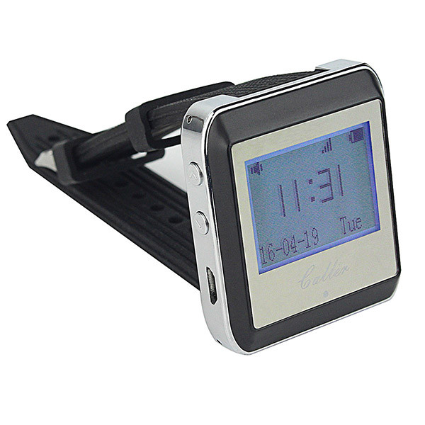 Wireless Watch Restaurant Coaster Pager Calling System Watch Guest for Hospital Waiter Nurse 433MHz Restaurants Equipment