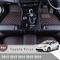 RHD Carpets For Toyota Prius 2016 2015 2014 2013 2012 Car Floor Mats Auto Interior Accessories Foot Pedals Automobiles